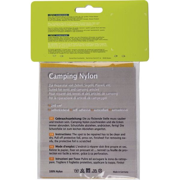 meru camping nylon repair patches - kit riparazione light grey