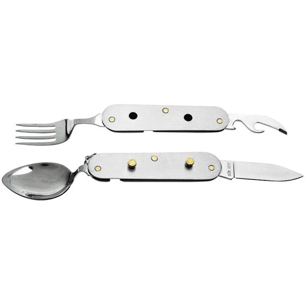 meru folding cutlery - set posate da viaggio steel