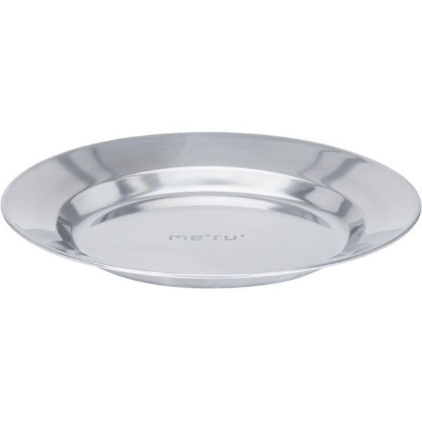 meru stainless steel plate 24cm - piatto grey