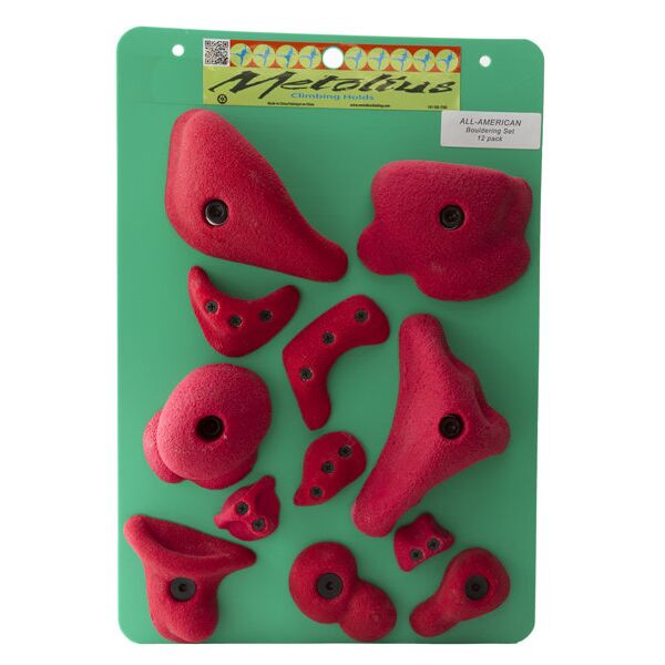 metolius boulder 12pk - set prese arrampicata red