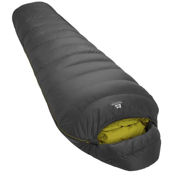 mountain equipment helium gt 400 - sacco a pelo piuma dark grey