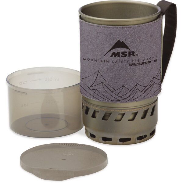 msr windburner 1.0l accessory pot - pentola per fornello da campeggio grey