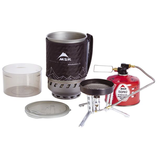 msr windburner duo stove system 1,8 l - fornello da campeggio black