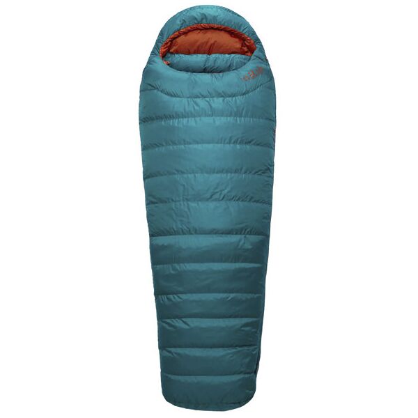 rab ascent 500 - sacco a pelo in piuma - donna blue/orange left