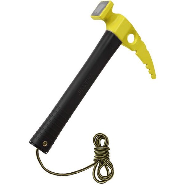 salewa rockhammer - martello per arrampicata black/yellow