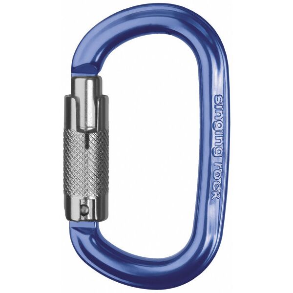 singing rock ozone triple lock - moschettone blue