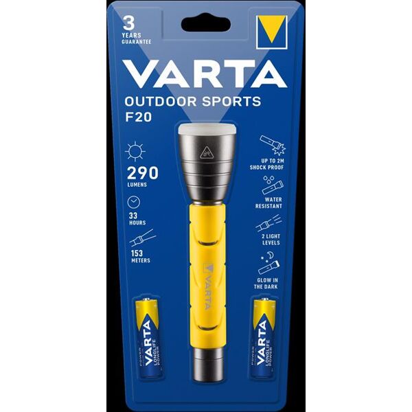 varta torcia da outdoor o sport c/2 stilo high energy aa