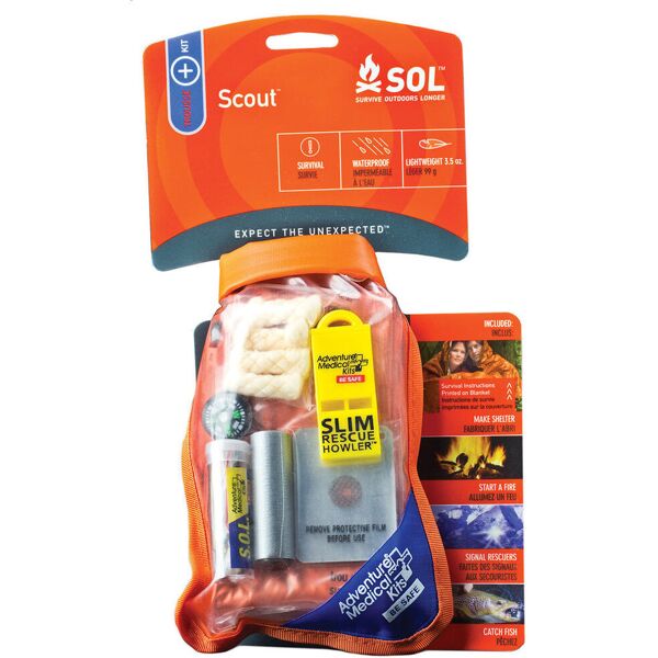 klim s.o.l. survival pak set di pronto soccorso arancione unica taglia