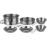 Meru Steel Cooking Set 7 pcs Big - set stoviglie Grey