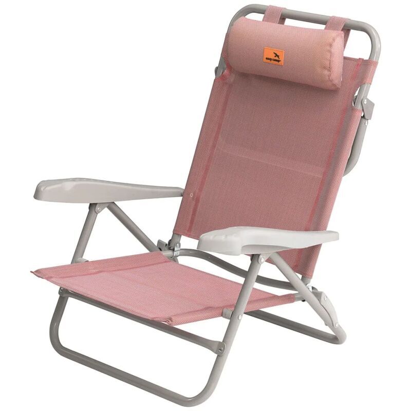 EASY CAMP Sedia da Spiaggia Breaker Rosa 50x65x77 cm 420036 - Rosa - Easy Camp