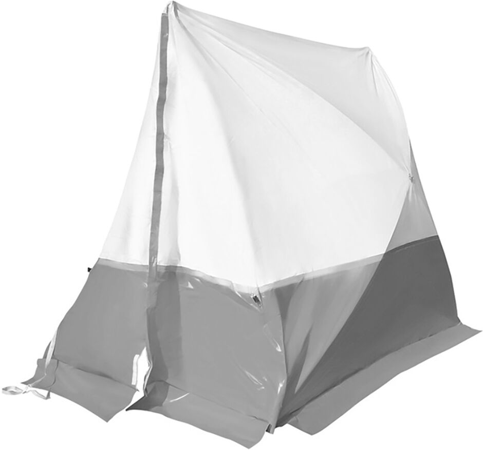 Trotec Tenda da lavoro 180 TE 180*180*170 a tetto spiovente in grigio