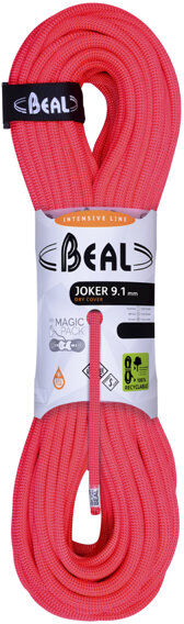 Beal Joker 9,1 mm Dry Cover - corda singola/mezza/gemella Orange 60 m