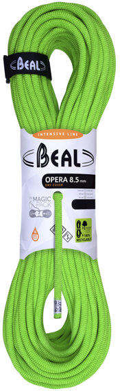 Beal Opera 8,5 mm Unicore Dry Cover - corda singola/mezza/gemella Green 50