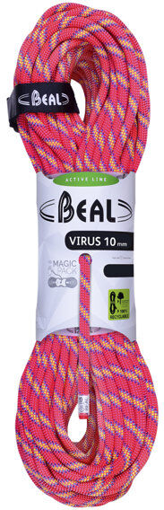 Beal Virus 10 mm - corda singola Pink 60 m