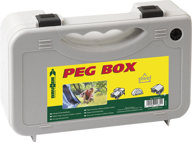 Brunner Peg Box Hexa 22 - picchetti da campeggio Metal