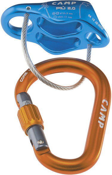 C.A.M.P. Più 2.0 Belay Kit - assicuratore Blue/Orange