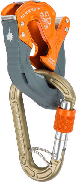 Climbing Technology Click UP+ c/moschettone - assicuratore Orange