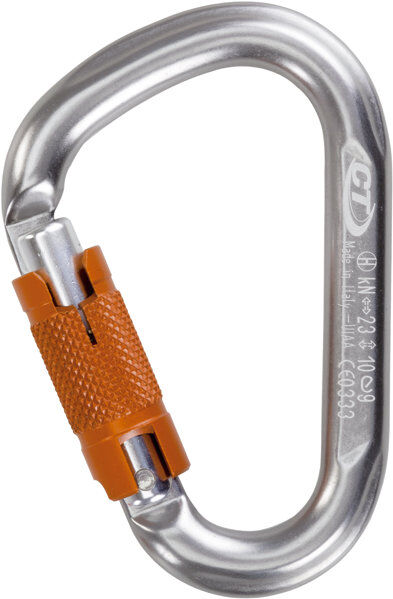 Climbing Technology Snappy WG - moschettone Silver/Orange