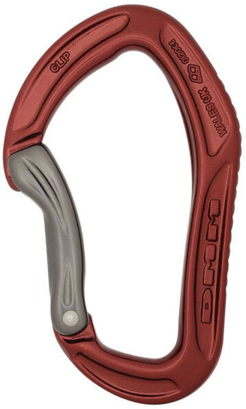 DMM Alpha Sport Bent Gate - moschettone Red/Grey