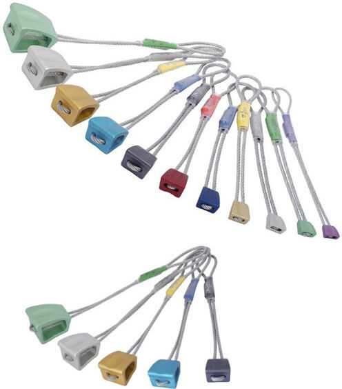 DMM Wallnut Set - set di dadi per arrampicata Multicolor