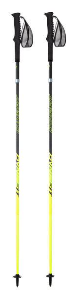 Dynafit Vertical Pro - bastoncini pieghevoli Black/Yellow 135 cm
