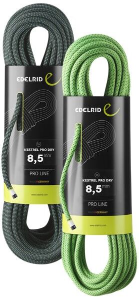 Edelrid Kestrel Pro Dry 8,5 mm (Pacchetto) - mezza corda Green 60