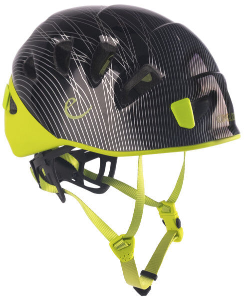 Edelrid Shield II - casco arrampicata Black/Green 48-56 cm