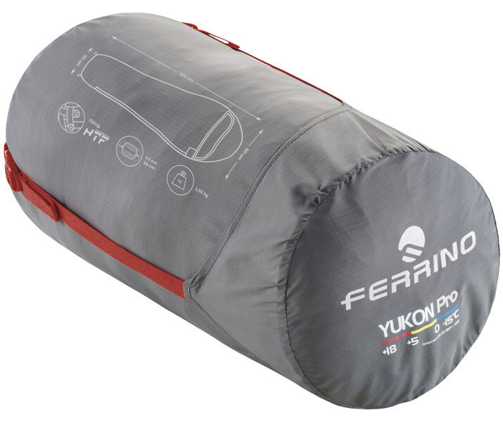 Ferrino Yukon Pro - sacco a pelo Red