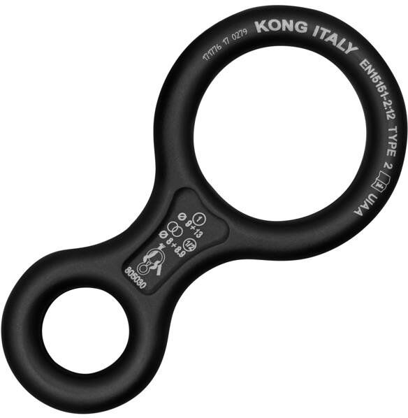 Kong 8 Classic - assicuratore/discensore Black