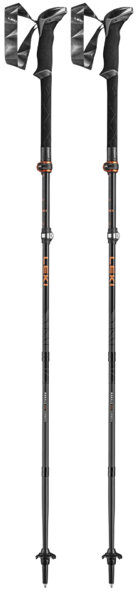 Leki Makalu FX Carbon - bastoncino pieghevole Black/Orange 130