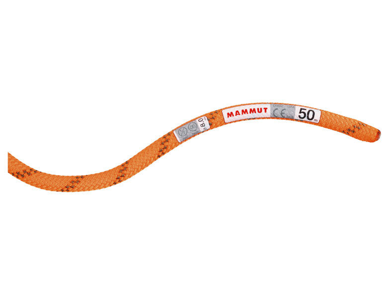 Mammut 8.0 Alpine Dry Rope - corda mezza/gemella Orange 60