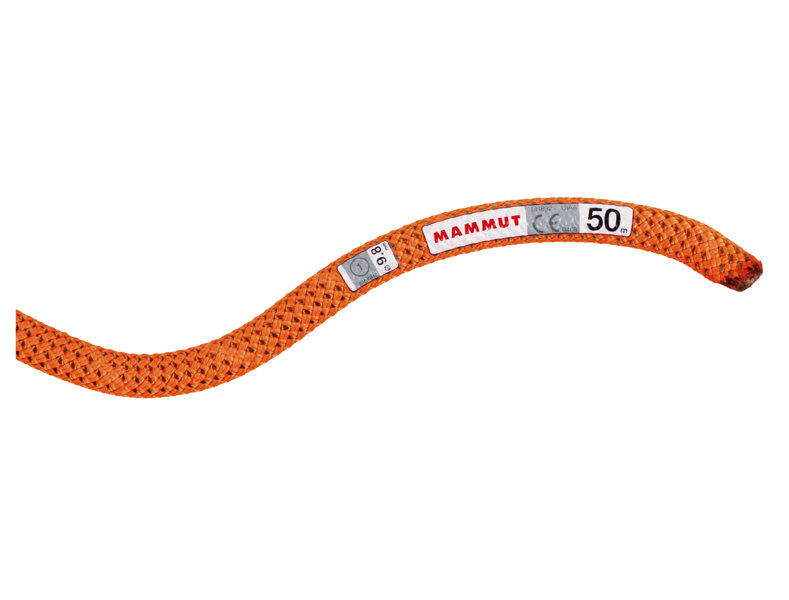 Mammut 9.8 Crag Dry Rope - corda singola Orange 80