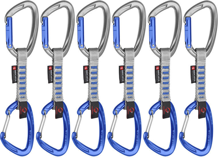 Mammut Crag Keylock Wire 10cm - set rinvii Blue/Grey 10