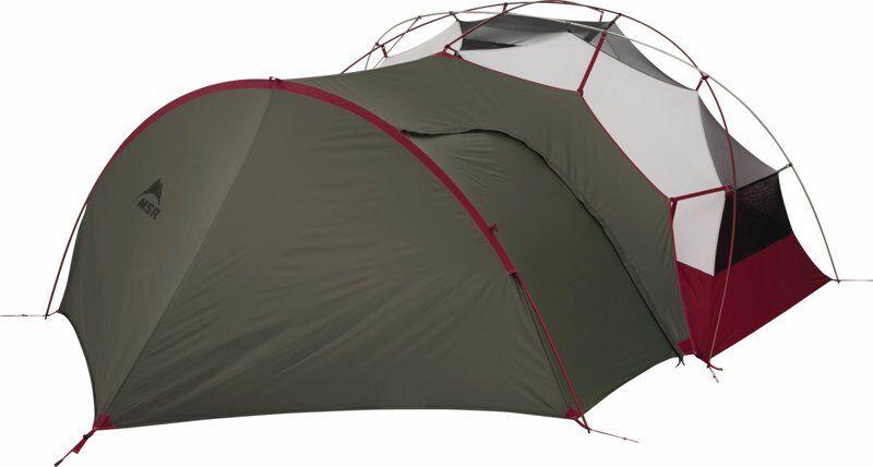 MSR Gear Shed for Elixir™ & Hubba™ Tent Series - accessorio tenda Green/Red