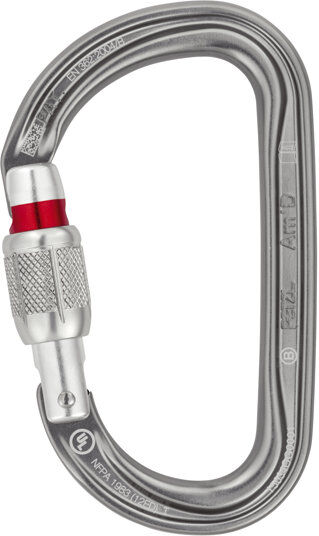 Petzl Am'D Screw-Lock - moschettone Grey