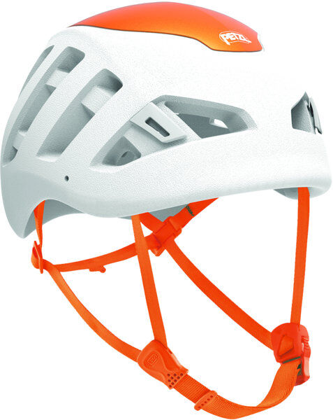 Petzl Sirocco - casco arrampicata White/Orange 53-61