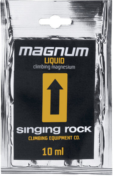 Singing Rock Magnum Liquid Bag 10ml - magnesite liquida Black/Light Grey