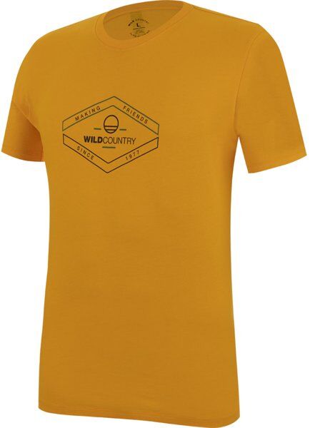 Wild Country Friends - T-shirt arrampicata - uomo Dark Yellow S