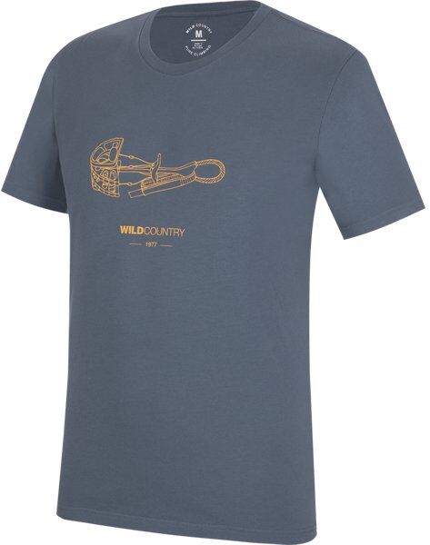 Wild Country Friends - T-shirt arrampicata - uomo Blue/Yellow L