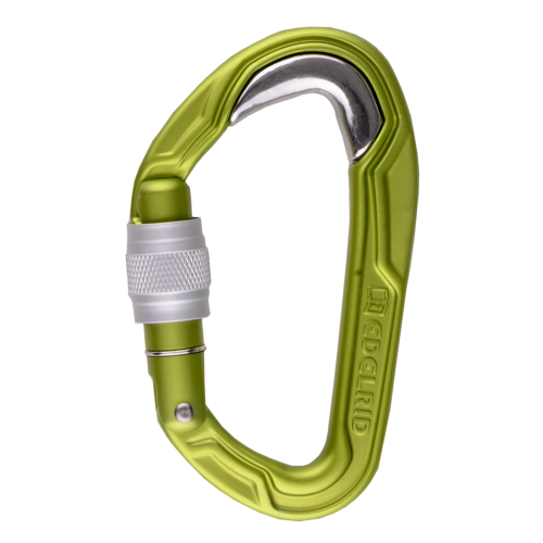 Edelrid Moschettoni bulletproof screw, moschettone ghiera oasis