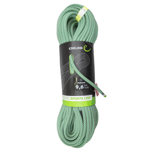 Edelrid Corde alpinismo / arrampicata se follower 9,6 mm, corda singola 60 mt oasis-icemint