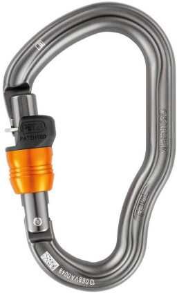 Petzl Moschettoni vertigo wire-lock, moschettone per cordino di progessione