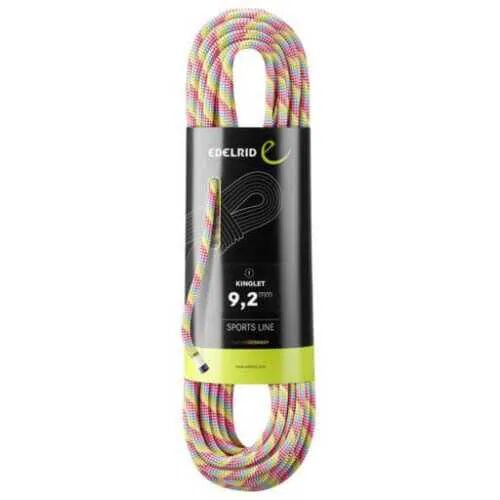 Edelrid Corde alpinismo / arrampicata kinglet 9,2 mm, corda singola leggera 70 mt snow