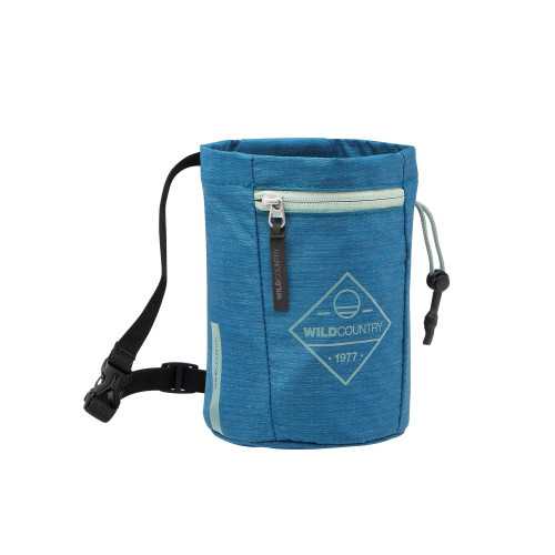 WILD COUNTRY Porta magnesite syncro porta magnesite con zip petrol