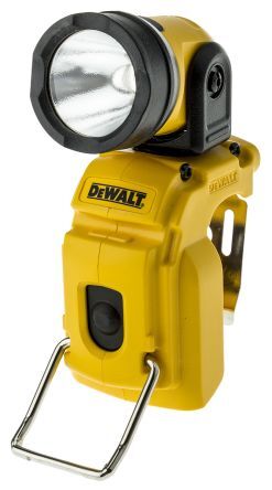 DeWALT Lampada a mano  LED Ricaricabile, Ad angolo retto, 130 lm, DCL510N