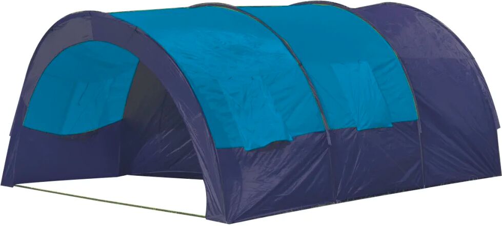 vidaXL Tent 6-persoons polyester donkerblauw en blauw