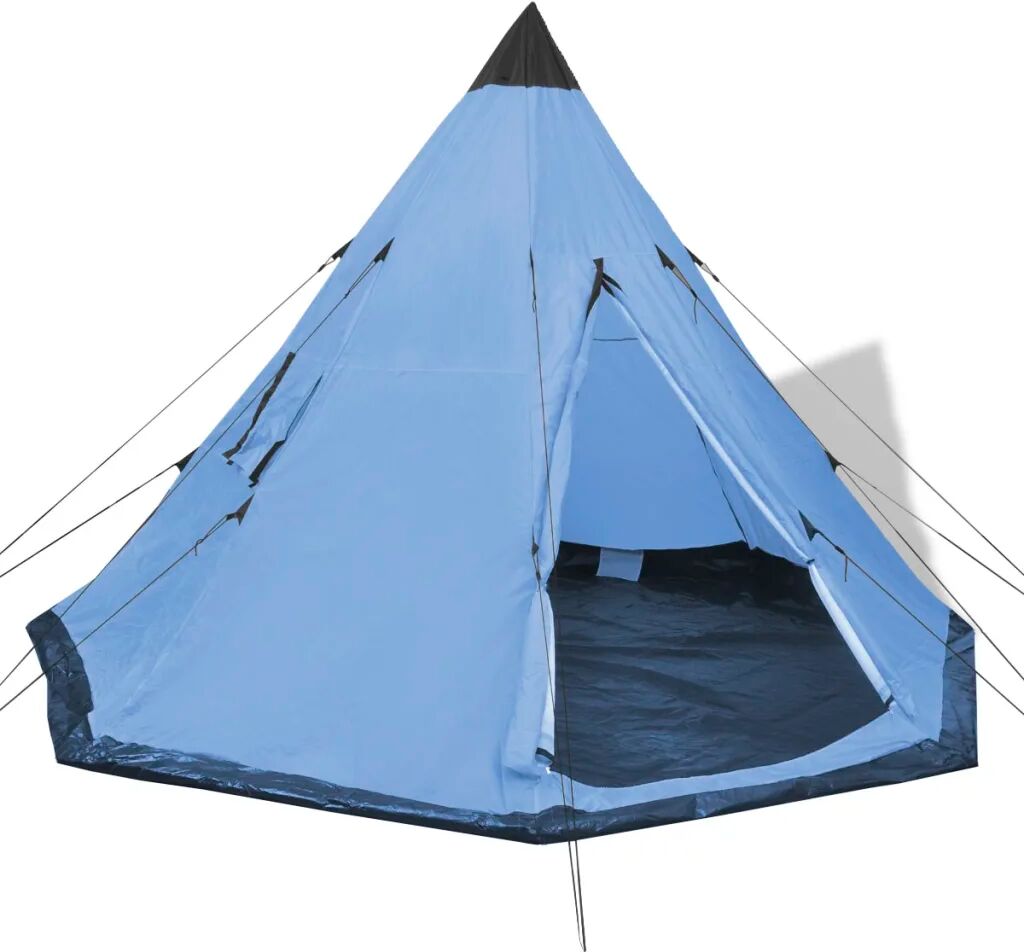 vidaXL Tent 4-persoons blauw