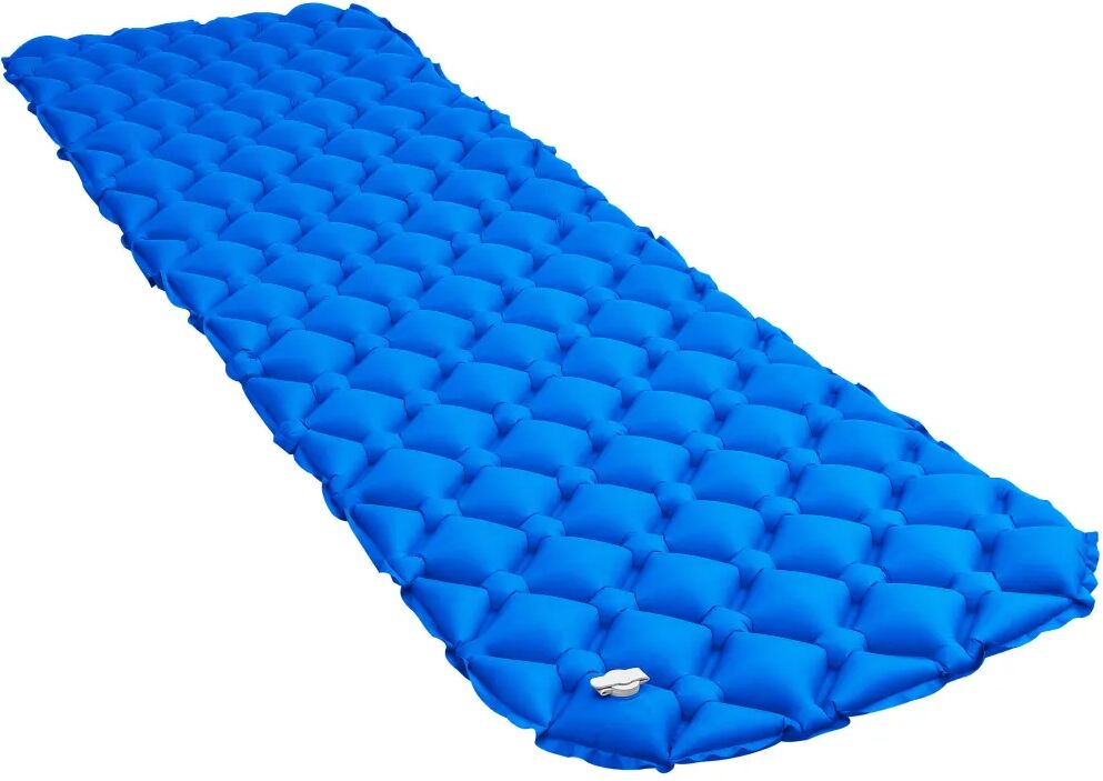 vidaXL Luchtmatras opblaasbaar 58x190 cm blauw