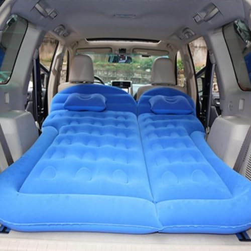 KAMNIK Auto opblaasbaar bed,voor BMW X1 X2 X3 X4 X5 X5M X6 X6M E84 F48 F39 F25 G01,dat is zacht,duurzaam auto opblaasbaar luchtbed camping luchtbedden,B-Blue 01