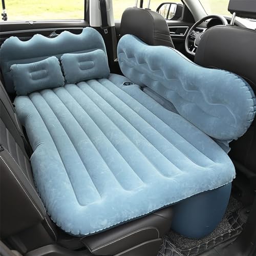 KAMNIK Auto opblaasbaar bed,voor Audi TT/TTS,dat is zacht,duurzaam auto opblaasbaar luchtbed camping luchtbedden,I-Blue 03